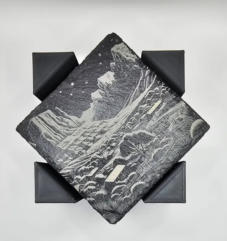 Engraved Tile - Custom ceramic engraving